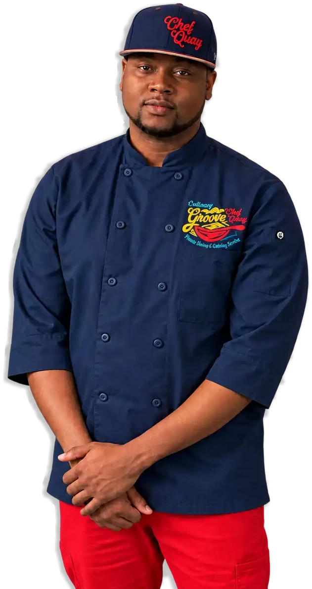 Chef Quay Walthal, head chef of Culinary Groove